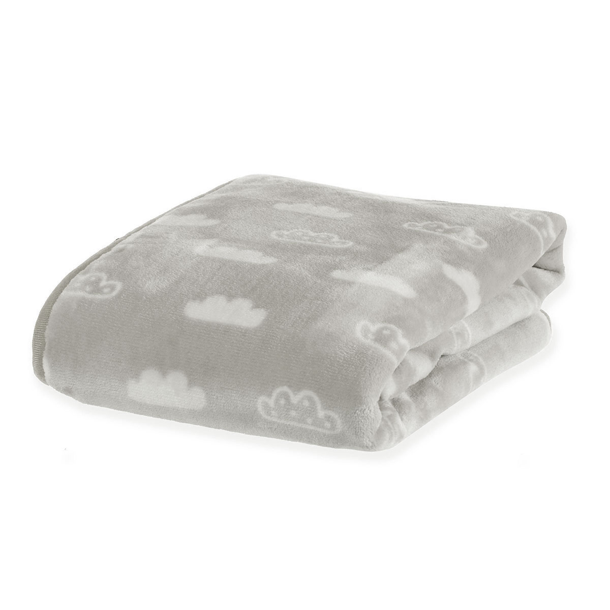 Κουβέρτα Fleece Αγκαλιάς (75x100) Nef-Nef Bebe Clouds Grey φωτογραφία