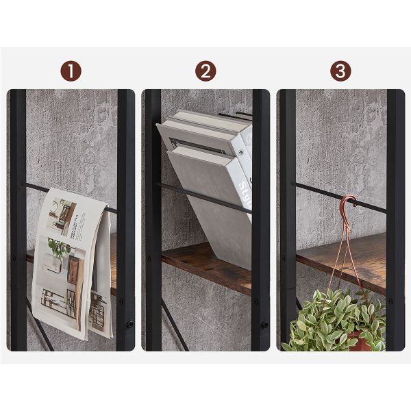 Ραφιέρα Δαπέδου 8 Θέσεων (74x30x150) Vasagle LBC121B01