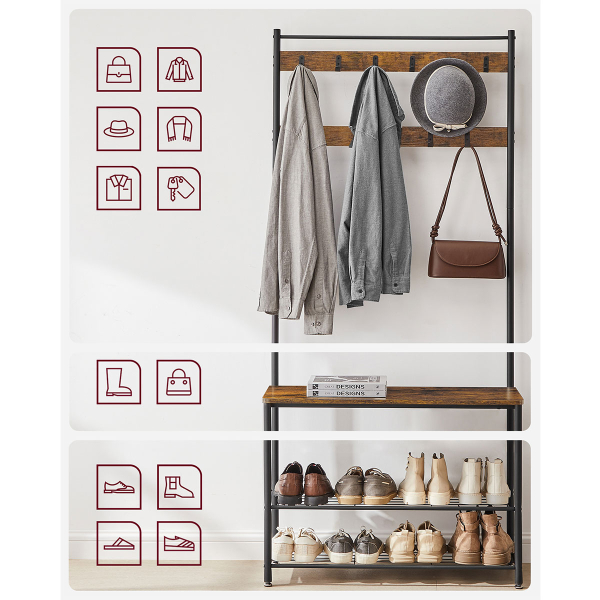 Έπιπλο Εισόδου (85x32x175) Vasagle HSR401B01