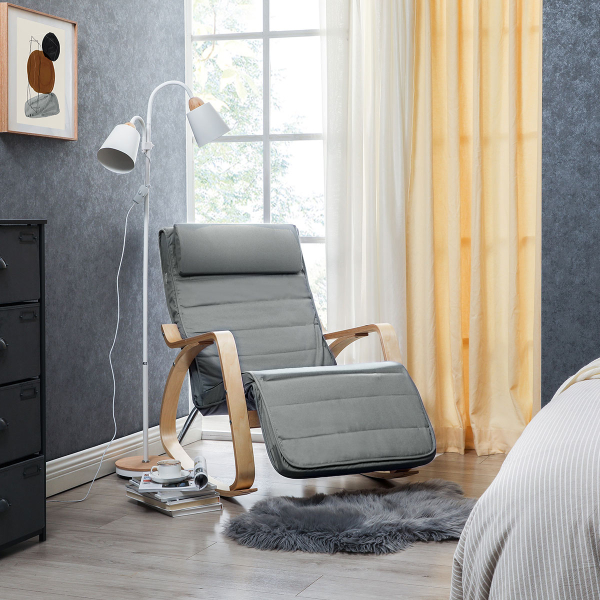 Πολυθρόνα Relax Κουνιστή (67x115x91) Songmics LYY010G01
