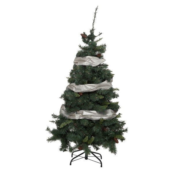 Χριστουγεννιάτικη Κορδέλα (500x12) A-S Silver Garland 184133