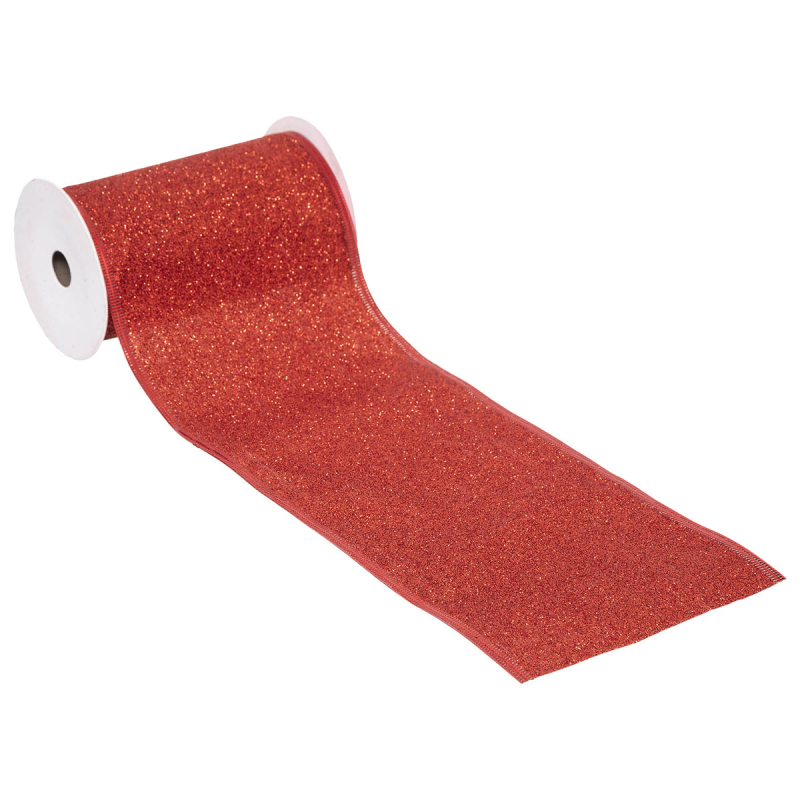 Χριστουγεννιάτικη Κορδέλα (500x12) A-S Red Garland 184131