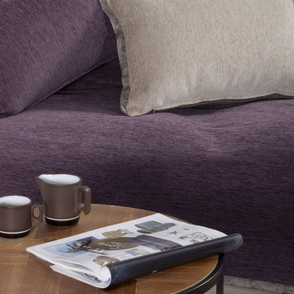 Ριχτάρι Πολυθρόνας 2 Όψεων (180x180) Nef-Nef Tanger New Purple/Ecru