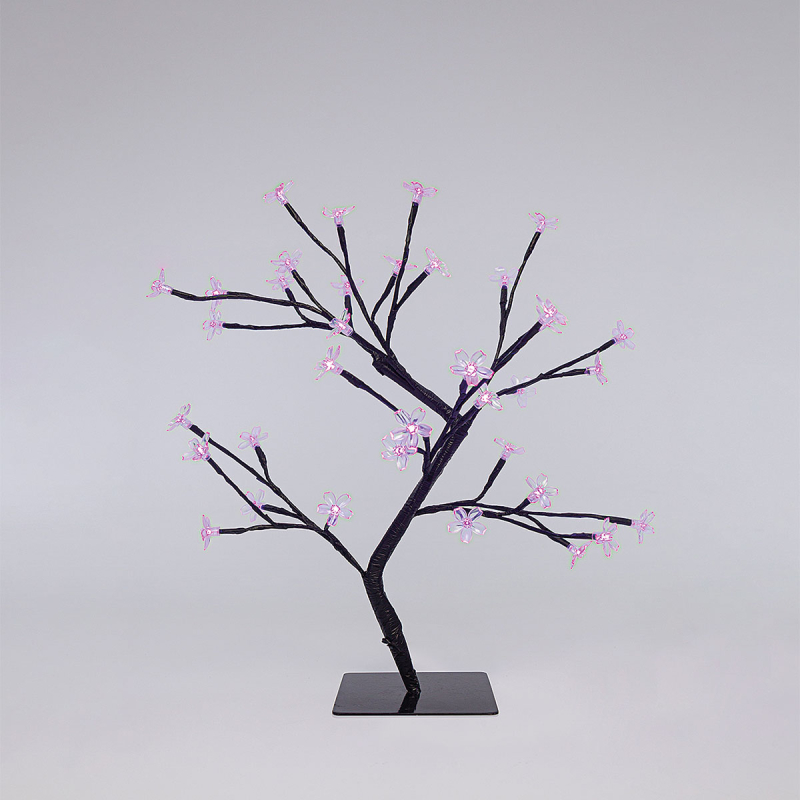 Διακοσμητικό Δεντράκι Με LED 45εκ. Eurolamp Purple 600-30517