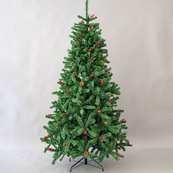 Χριστουγεννιάτικο Δέντρο Κλασικό Πράσινο 210εκ./1116 Κλαδιά Με Μεταλλική Βάση Eurolamp 600-30137