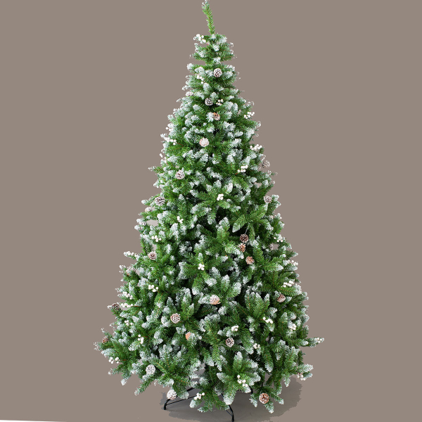 Χριστουγεννιάτικο Δέντρο Κλασικό Χιονισμένο 180εκ./780 Κλαδιά Με Μεταλλική Βάση Eurolamp 600-30163
