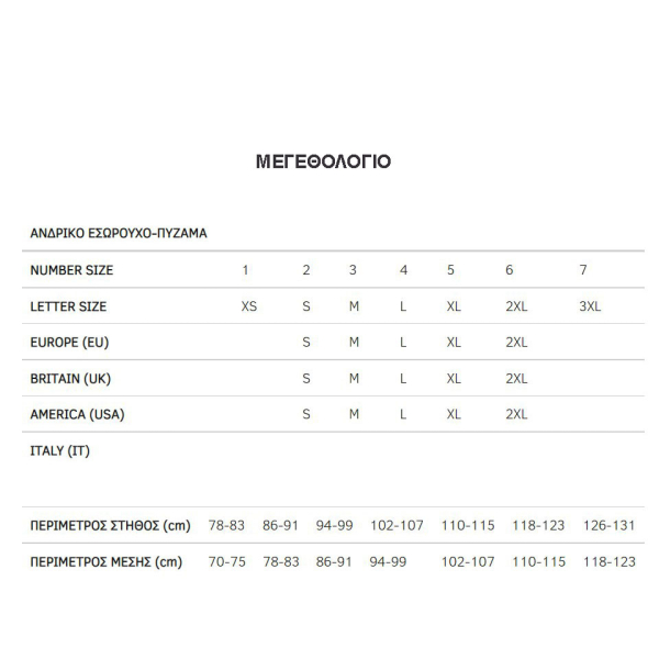 Πιτζάμα Ανδρική Χειμωνιάτικη Minerva Bull 71112-107 Raf/Blue Steel