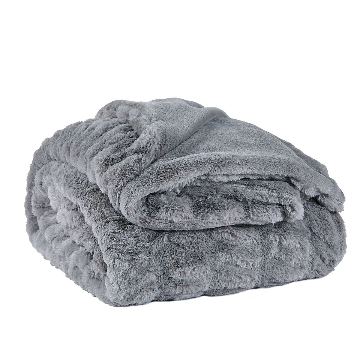 Κουβέρτα Γούνινη King Size (260X230) Kentia Stylish Lilah 24 Dark Grey Home Λευκά Είδη Κρεβατοκάμαρας Κουβέρτες Γούνινες Μάλλινες Spitishop