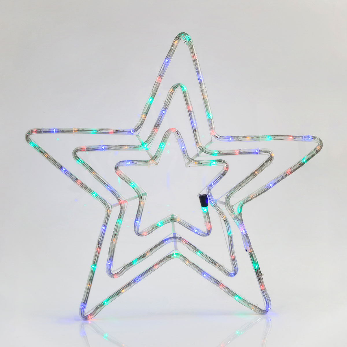 Χριστουγεννιάτικο Αστέρι Φωτοσωλήνας Με 120 Led Φωτάκια & Προγράμματα (60×60) Eurolamp 600-20224