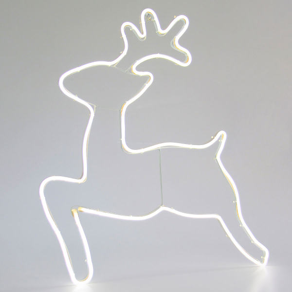 Χριστουγεννιάτικο Διακοσμητικό Φωτοσωλήνας Με 360 Led Neon Φωτάκια (65x58) Eurolamp 600-23005