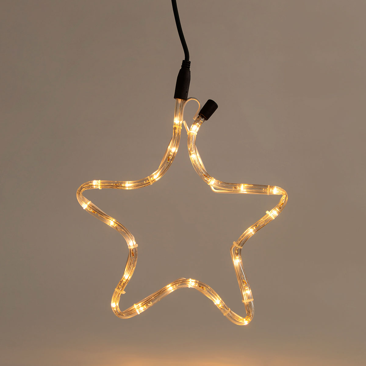 Χριστουγεννιάτικο Αστέρι Φωτοσωλήνας Με 24 Led Φωτάκια (29×32) Eurolamp 600-20003