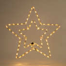 Χριστουγεννιάτικο Αστέρι Φωτοσωλήνας Με 72 Led Φωτάκια & Προγράμματα (55×56) Eurolamp 600-20005