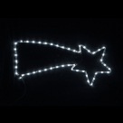 Χριστουγεννιάτικο Αστέρι Φωτοσωλήνας Με 48 Led Φωτάκια & Προγράμματα (29×71) Eurolamp 600-20009