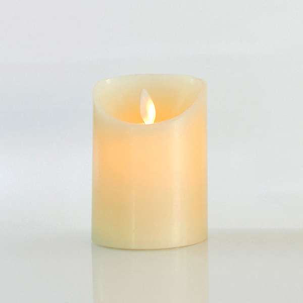 Διακοσμητικό Φωτιστικό Κερί Led (Φ7.5x12.5) Eurolamp Ivoire 147-15073