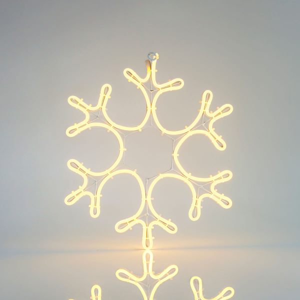 Χριστουγεννιάτικο Διακοσμητικό Φωτοσωλήνας Με 360 Led Neon Φωτάκια (38x35) Eurolamp 600-23033
