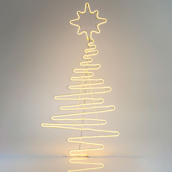Χριστουγεννιάτικο Δέντρο Φωτοσωλήνας Με 840 Neon Led Φωτάκια (52x108) Eurolamp 600-23034