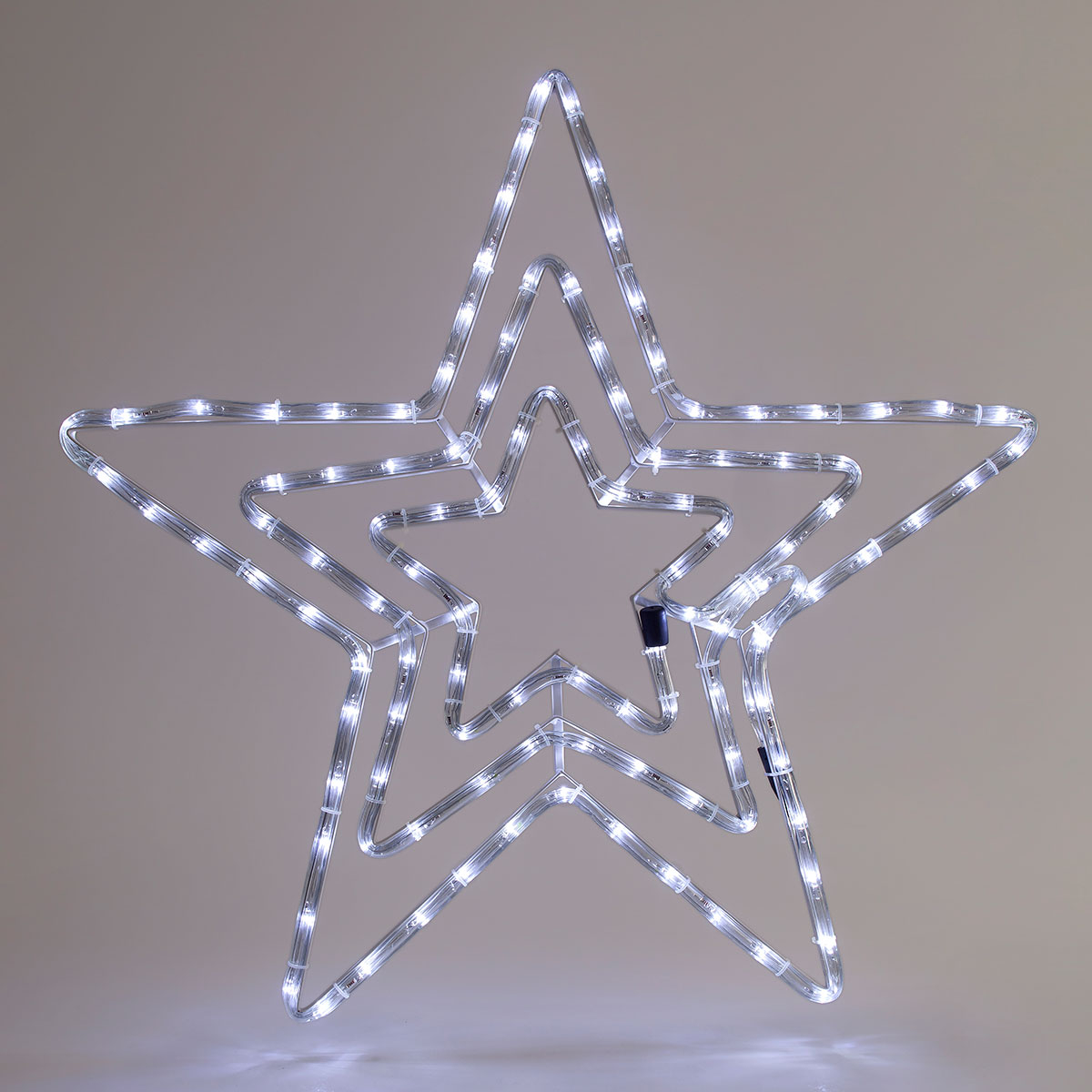 Χριστουγεννιάτικο Αστέρι Φωτοσωλήνας Με 120 Led Φωτάκια & Προγράμματα (60×60) Eurolamp 600-20220