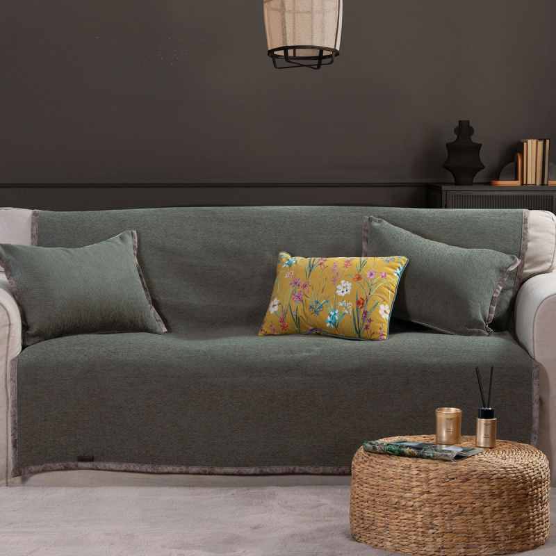 Ριχτάρι Πολυθρόνας 2 Όψεων (180x180) Nef-Nef Homeware Tanger New F.Green/Ecru