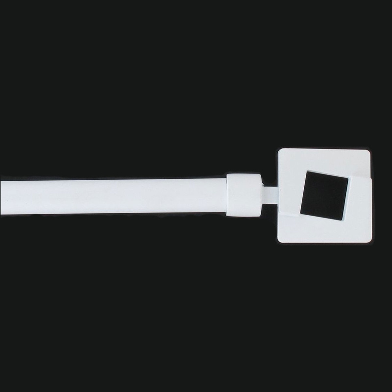 Κουρτινόξυλο Φ19mm Μονό Επεκτεινόμενο 120-210cm Με Άκρα L-N Studio White 78880120108