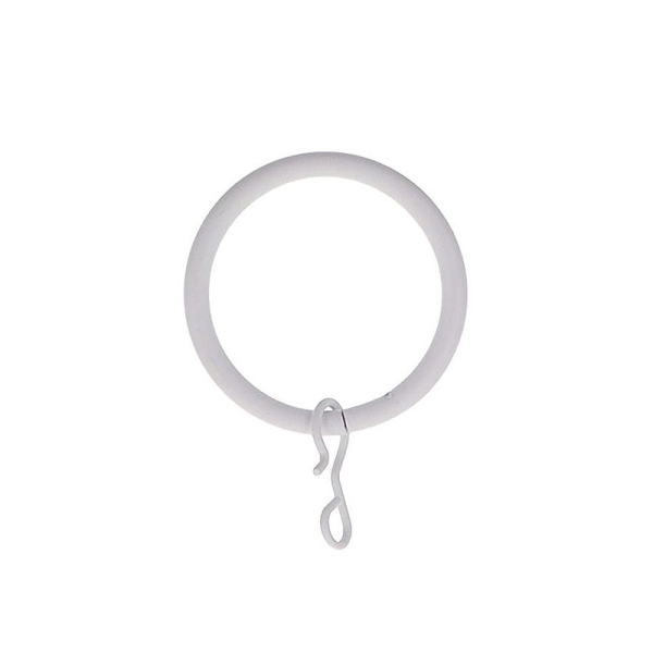Κρίκοι Κουρτίνας 8τμχ (Φ20) L-N Mat White 7901108