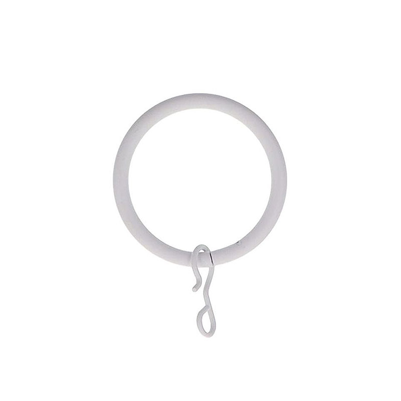 Κρίκοι Κουρτίνας 8τμχ (Φ20) L-N Mat White 7901108