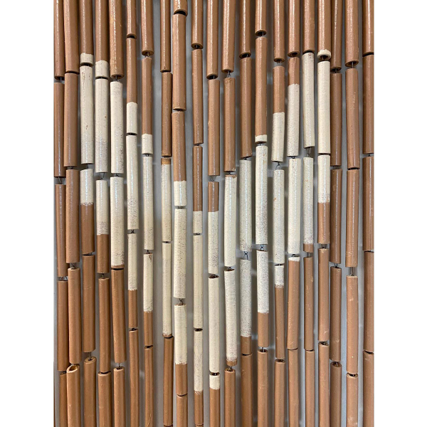 Κουρτίνα Πόρτας Μπαμπού (90x200) L-N Chevron Taupe 5502563