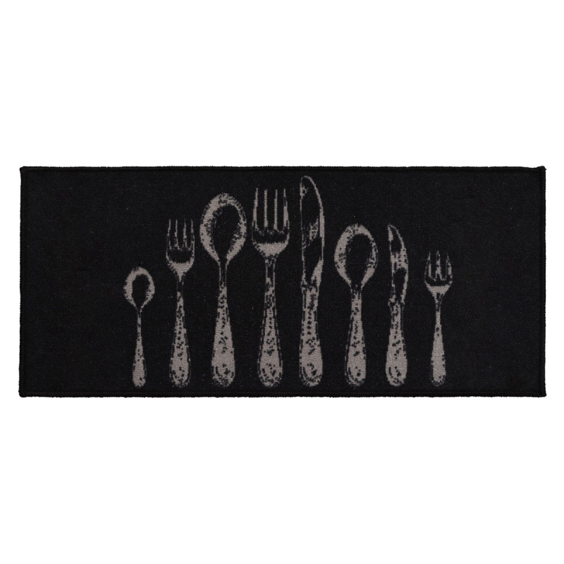 Χαλί Διαδρόμου (50x120) L-N Couverts Black 495021089