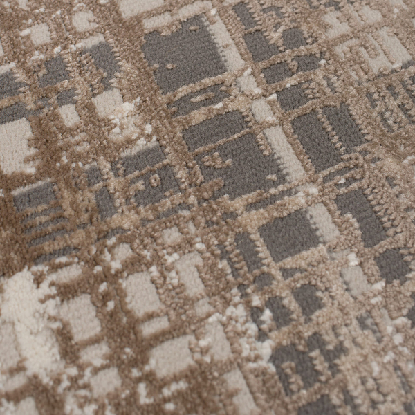 Χαλί Διαδρόμου (80x150) Βιοκαρπέτ Fanci 649T White Sh D Grey