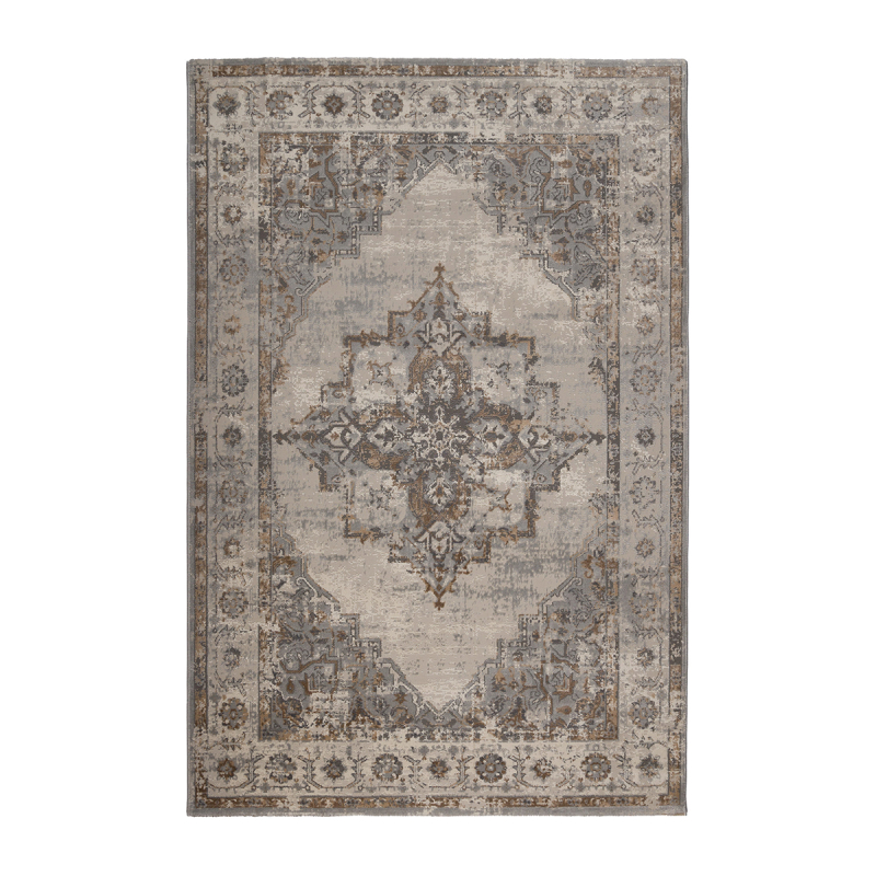 Χαλί Διαδρόμου (80x220) Βιοκαρπέτ Fanci 579E White Vison