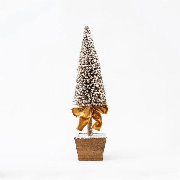 Χριστουγεννιάτικο Δέντρο Επιτραπέζιο 53εκ. Eurolamp Gold 600-45650