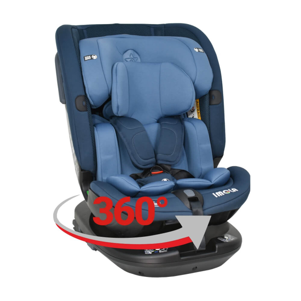 Κάθισμα Αυτοκινήτου ISOfix (0-36kg/40-150εκ. Ύψος) Bebe Stars Imola 360 i-Size Marine Blue 923-184