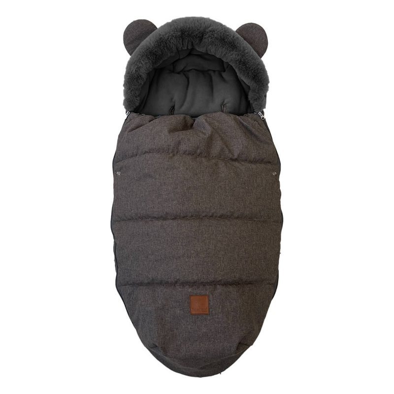 Ποδόσακος Καροτσιού (90x50) Bebe Stars Luxury Velour Brown 507-182