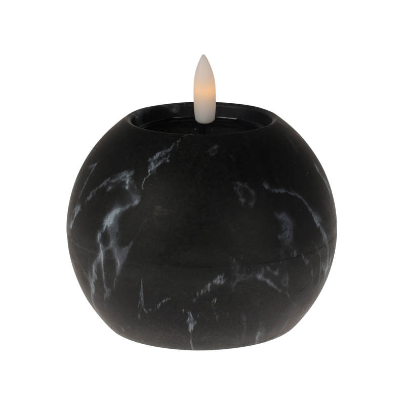 Διακοσμητικό Φωτιστικό Κερί Led Κ-Μ Black AX5435700
