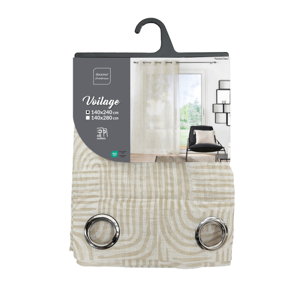 Κουρτίνα (140x240) Με Τρουκς L-C Pandore Blanc 1627437