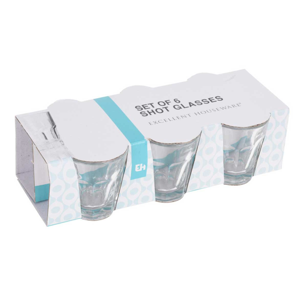 Ποτήρια Σφηνάκια 40ml (Σετ 6τμχ) K-M YE6000710