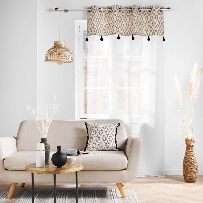 Κουρτίνα (140x240) Με Τρουκς L-C Oricia 1627444