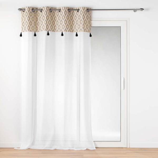 Κουρτίνα (140x240) Με Τρουκς L-C Oricia 1627444