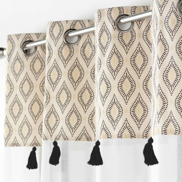 Κουρτίνα (140x240) Με Τρουκς L-C Oricia 1627444