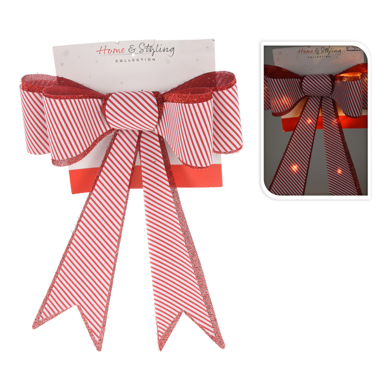 Χριστουγεννιάτικος Φιόγκος Με Led (39x52) K-M AWR401800