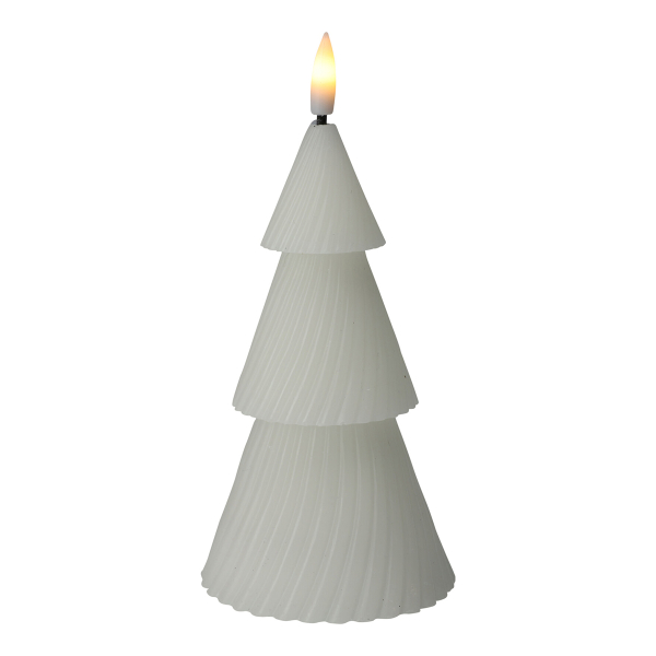 Χριστουγεννιάτικο Διακοσμητικό Κερί Led Κ-Μ White AX5438100