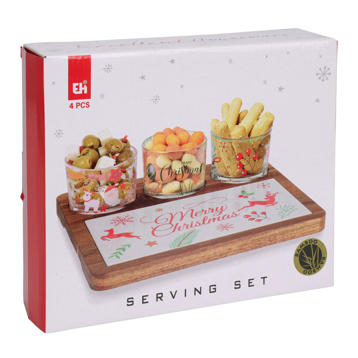 Χριστουγεννιάτικη Ορντεβιέρα Σερβιρίσματος 3 Θέσεων K-M 278000920 φωτογραφία