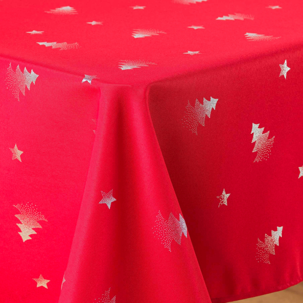 Χριστουγεννιάτικο Τραπεζομάντηλο (150x300) L-C Sapin Rouge - Argent 1723179