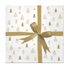 Χριστουγεννιάτικες Χαρτοπετσέτες Σετ 20τμχ (33×33) L-C Golden Gift 6SNL461