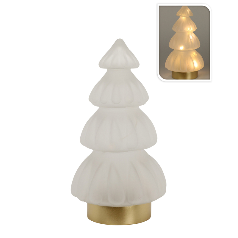 Χριστουγεννιάτικο Διακοσμητικό Με Led (Φ15.5x28.5) K-M Frost ABR715100