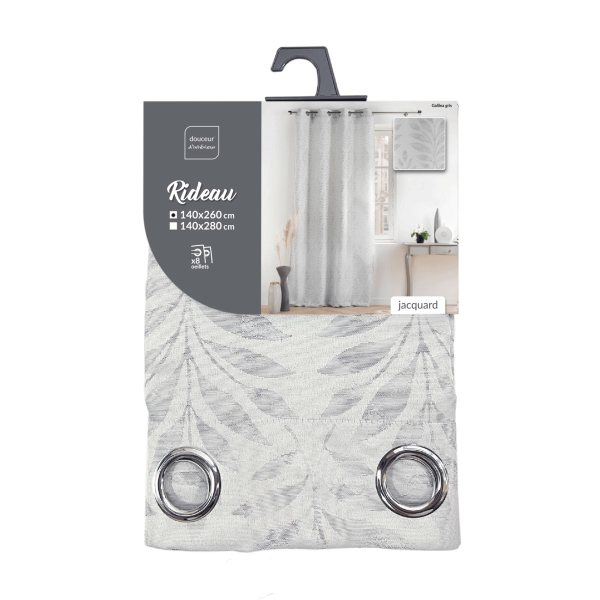 Κουρτίνα (140x260) Με Τρουκς L-C Galilea Iris 1611940