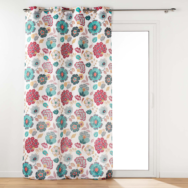 Κουρτίνα (140x260) Με Τρουκς L-C Winteria Blanc 1612076