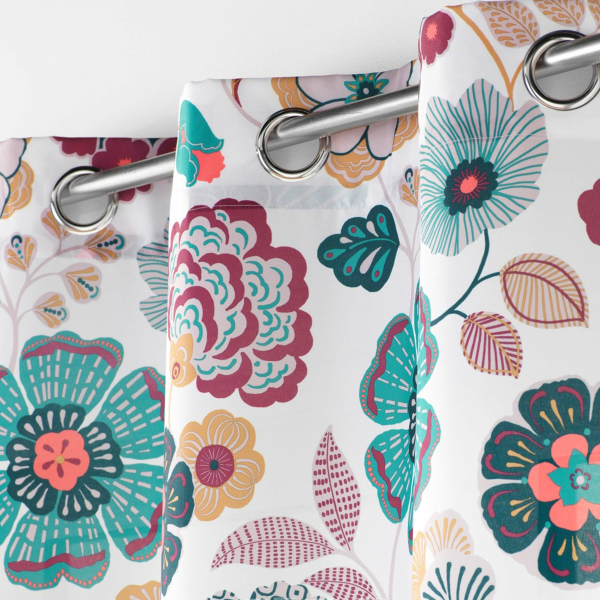 Κουρτίνα (140x260) Με Τρουκς L-C Winteria Blanc 1612076