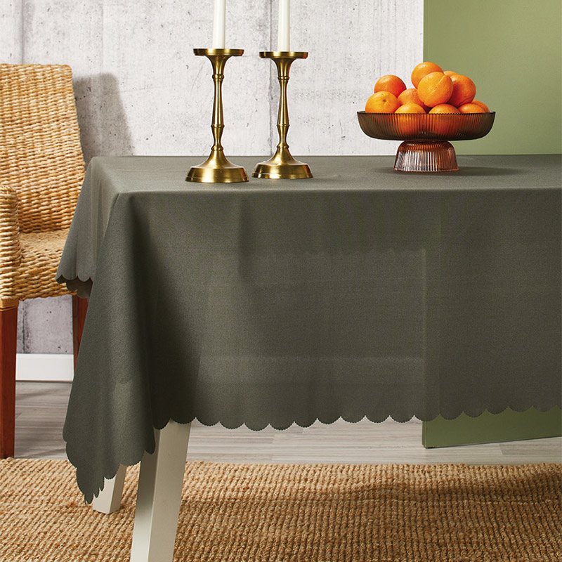 Αλέκιαστο Τραπεζομάντηλο (140x220) Whitegg Z135-1 Grey