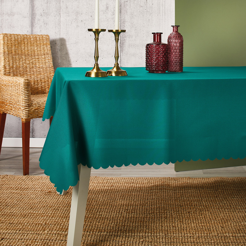 Αλέκιαστο Τραπεζομάντηλο (140x140) Whitegg Z135-6 Petrol