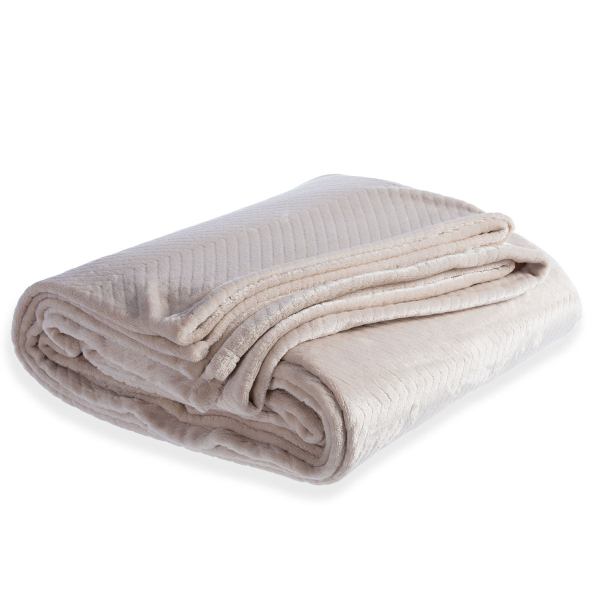 Ριχτάρι Καναπέ Τριθέσιου Fleece (180x300) Nef-Nef Homeware Dakari Ecru